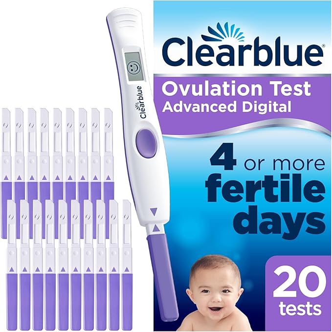 Clearblue Advanced Digital Ovulation Test Kit (OPK). Double Your