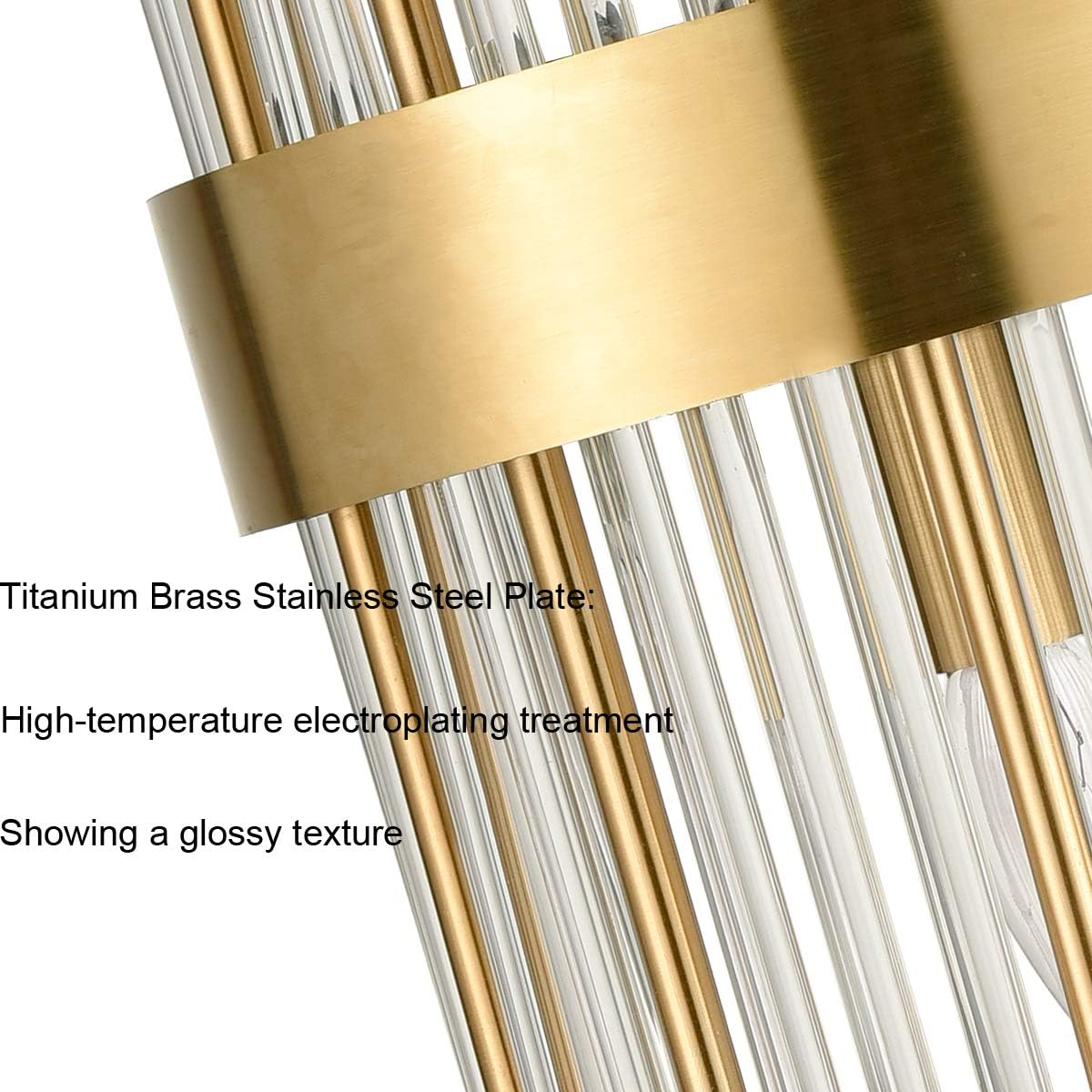 Flаѕh Dеаlѕ - 40% оƒƒ Brass Wall Sconces Lighting 2 Pack, Crystal Glass Rods Wall Mount Lamp Set of 2 Wall Lighting Indoor