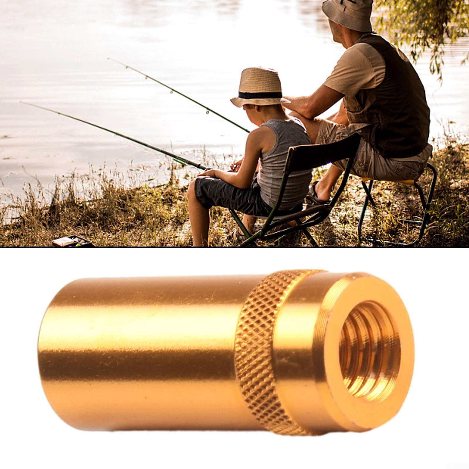 Adaptateur De Filet De Pêche – Convertit Les Extrémités De Canne En Filetage M8 – Réutilisez Votre Canne Cassée