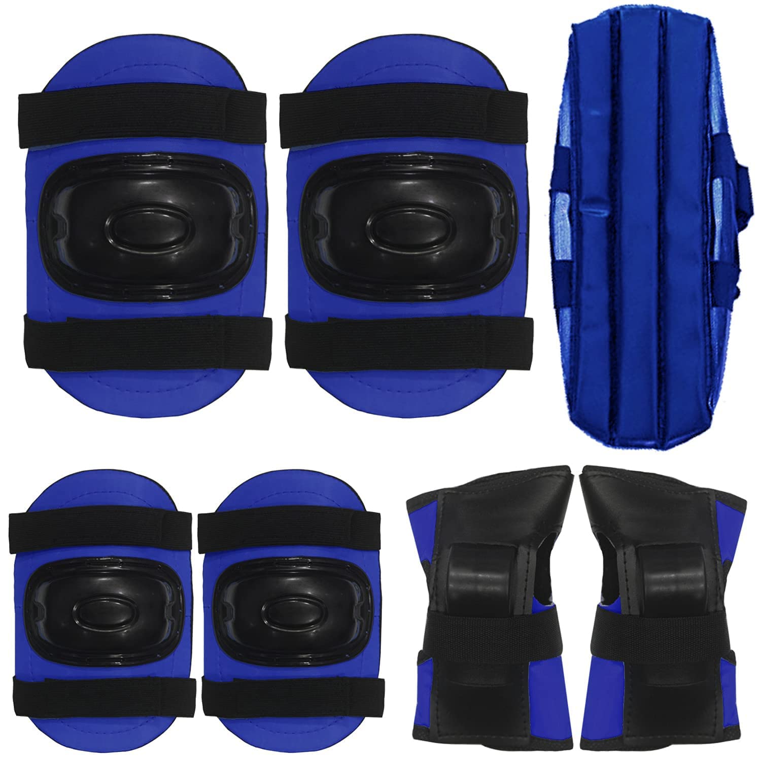 CRUXFITT Skating kit, for Cycling & Skateboarding for Kids Age 7 to 12 Years Boy & Girls Head, Knee, Elbow and Palm Guard Safety Protective Guard Kit (Blue ) - Set of 7 Pcs (Medium) (B0BPSZN9ZV) Amazon Price History, Amazon Price Tracker
