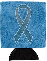 Vista 66 de Caroline's Treasures AN1202CC - Cinta azul oscuro para concientización del cáncer de colon para latas o botellas, enfriador lavable, funda plegable