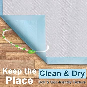 Harbour Housewares Disposable Puppy Pads - 60cm X 89cm - 10x Extra-Large Absorbent Puppy Training Pads Leak-Proof Pee Pads For Dogs, Cats, Kittens Potty Training Mats