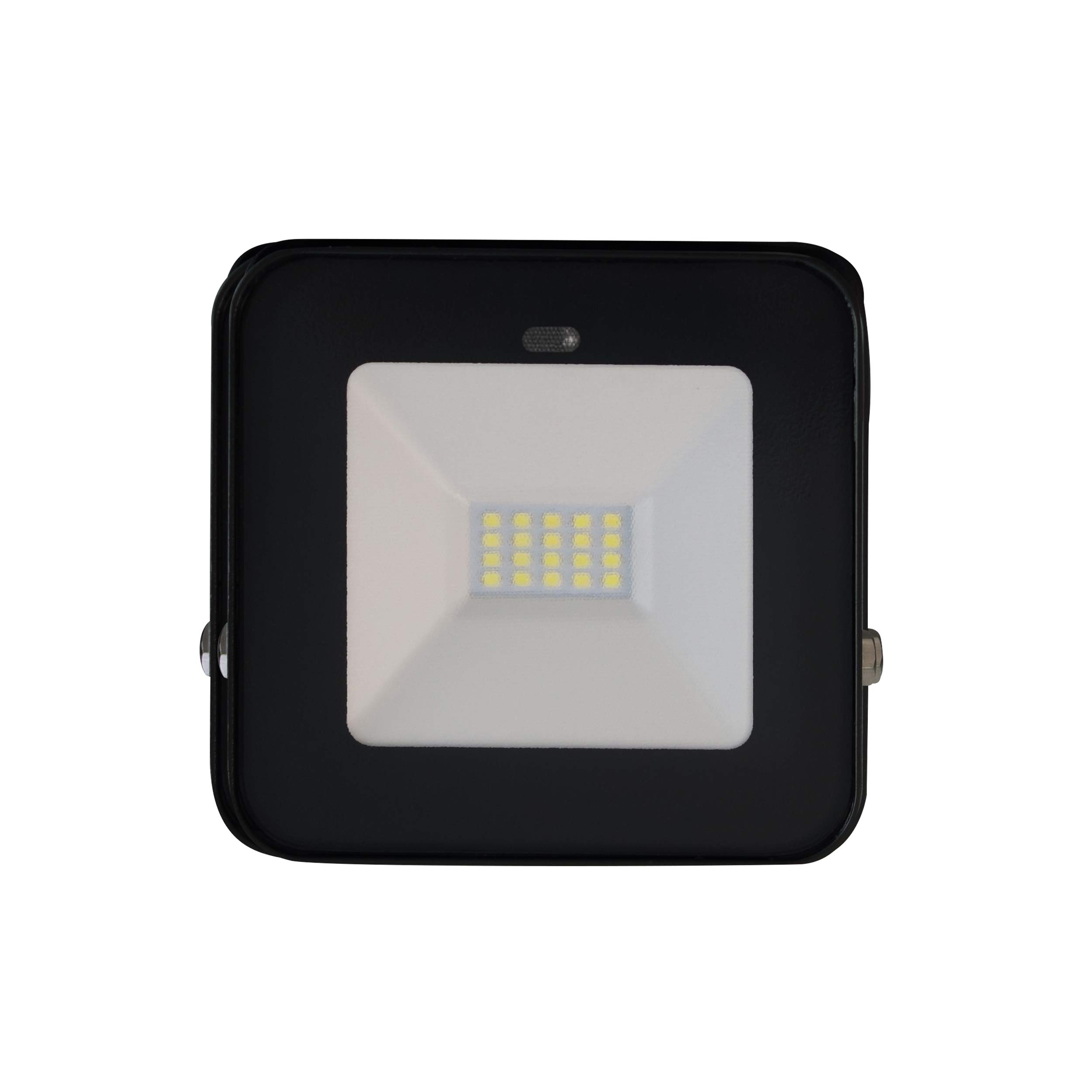 Müller-Licht John 30 W Sensor LED-Außenstrahler mit Bewegungs- und Dämmerungssensor, tageslichtweiß (6500 K), IP65 geschützt, 2100 lm, für Drinnen und Draußen, Direktanschluss, schwarz