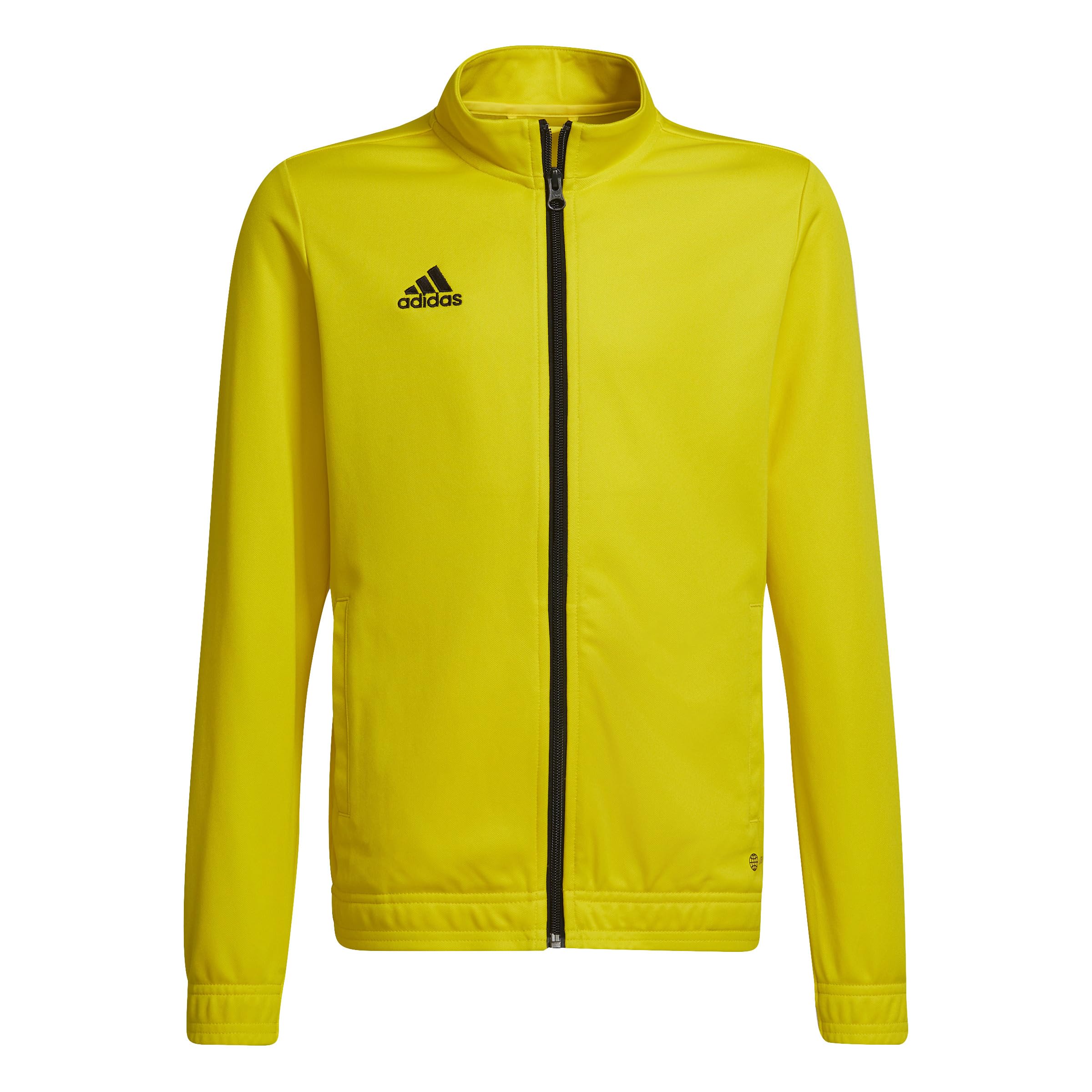 adidas Unisex Kids Entrada 22 Track Jacket, team yellow/black, 11-12 Years