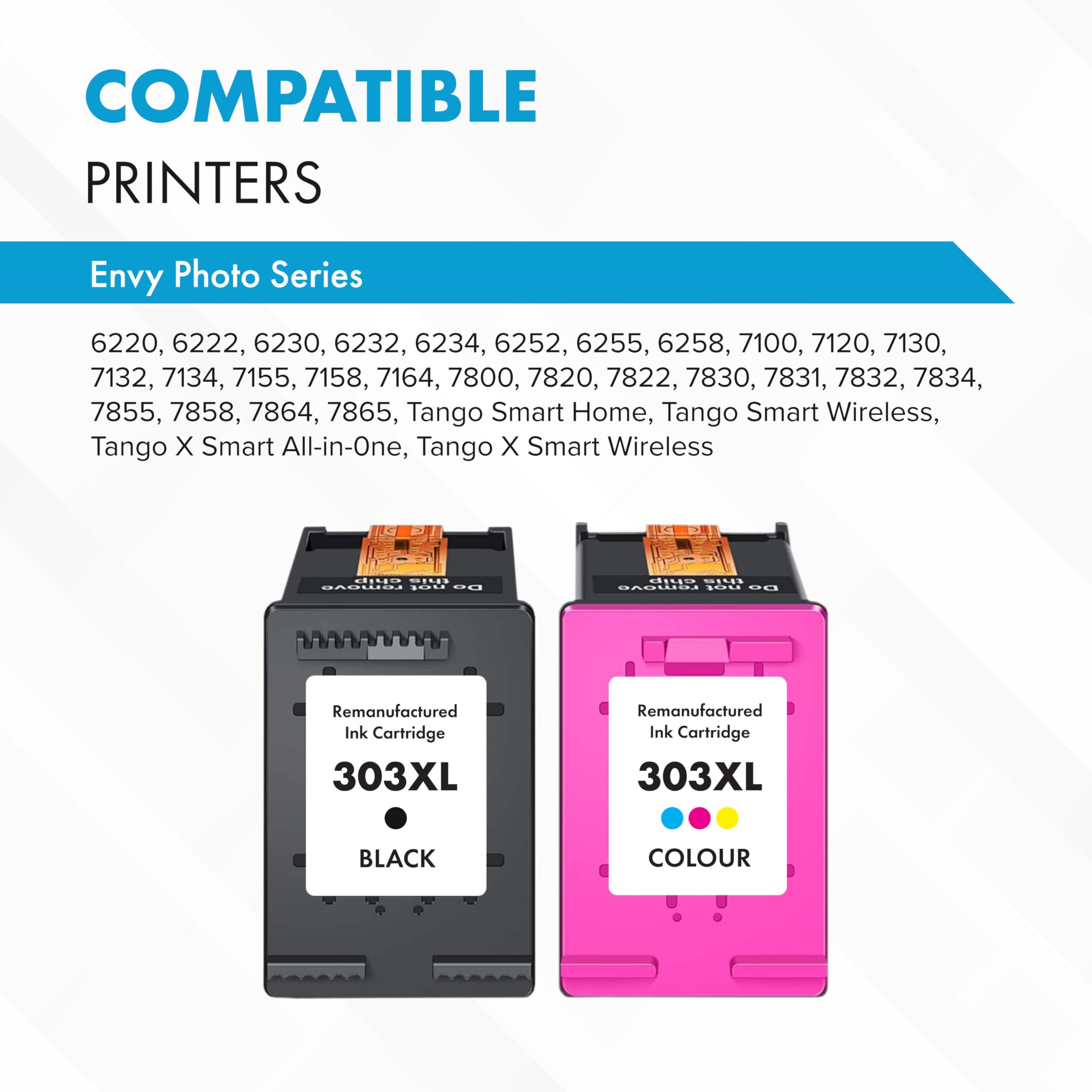 Cartucce Hp 303 Compatibili XL Envy Photo 6230 6232 6234 - View #4