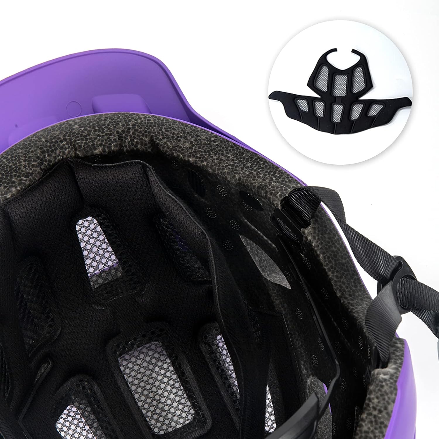 Bike Helmet, SIFVO Bike Helmets for Men and Women, Mountain Bike Helmet with Visor Helmets for Adults to Youth Bicycle Helmet Road Bike Helmet Safe and Comfortable 54-62cm【M/L】