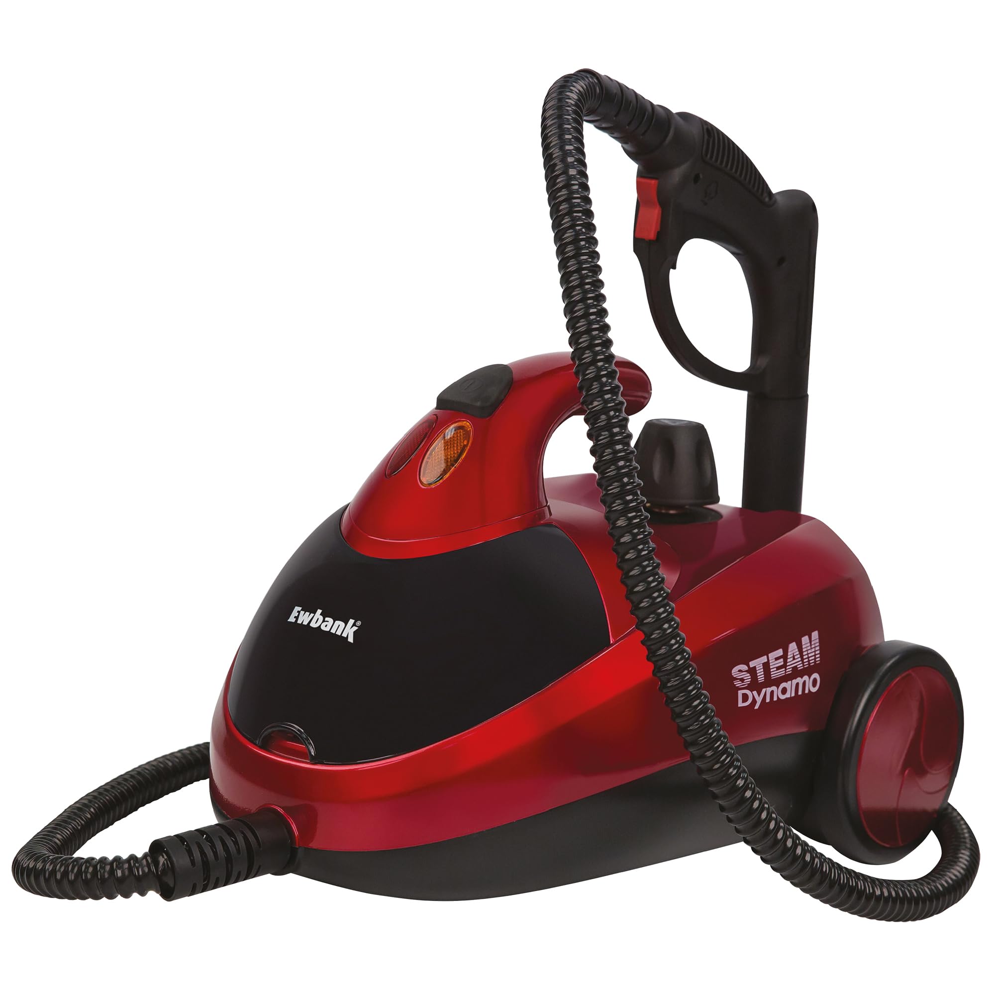 Ewbank SC1000 Dynamo Steam Cleaner, Multifunctional Steam Mop with Multiple Attachments, Perfect for Floors, Carpet, Garment, Windows, Red