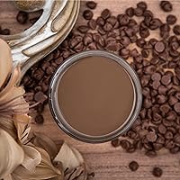 Vista 231 de Dixie Belle Paint Company - Pintura con acabado de tiza para muebles, color blanco lino (Drop Cloth), 8 fl oz, pintura mineral color blanco lino mate