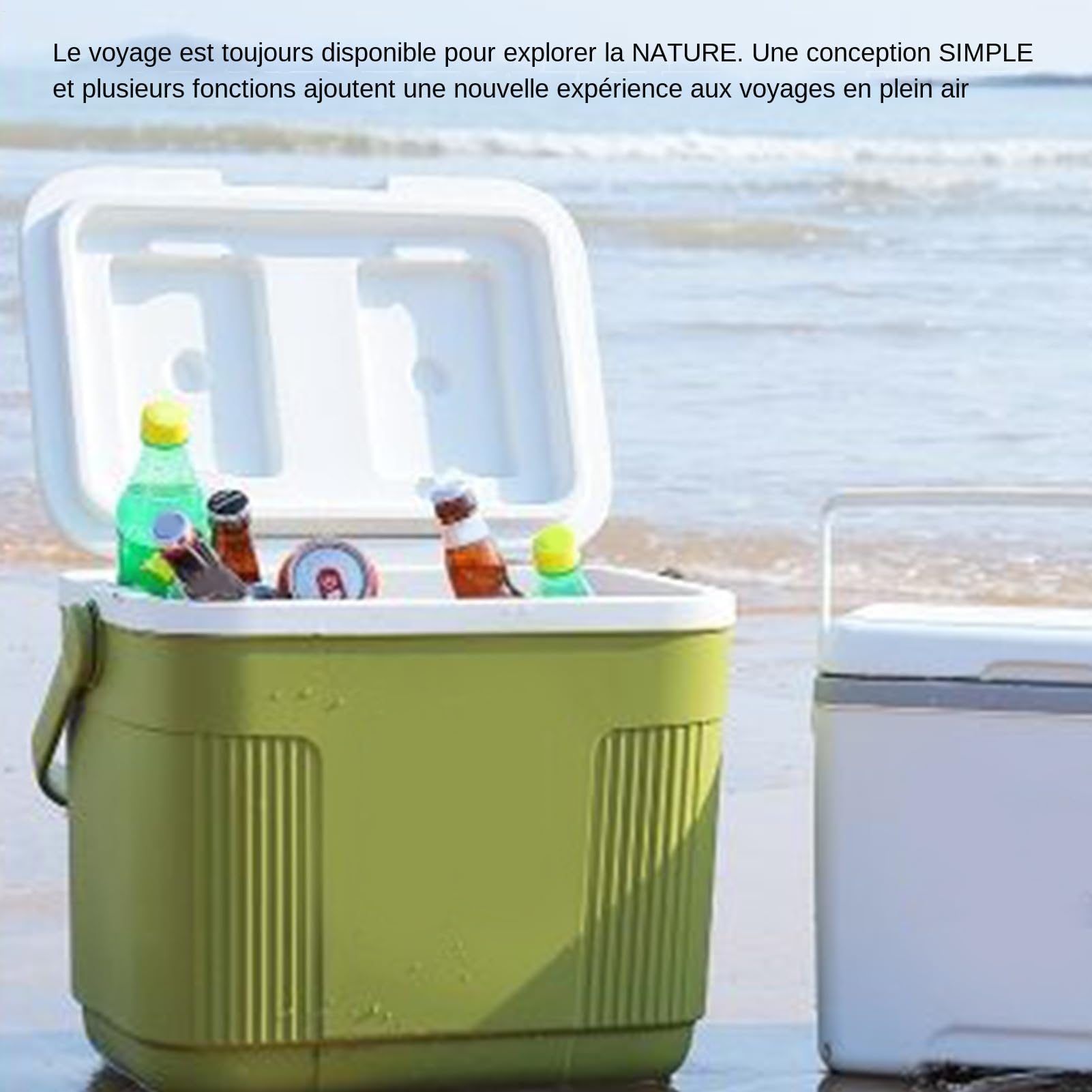 Per Campeggio 13,8 L Contenitore Per Alimenti Termicamente Isolato A Tenuta | Cassetta termica rigida Per Outdoor Picnic Pesca Escursionismo Spiaggia Viaggi Tailgating Road Trip