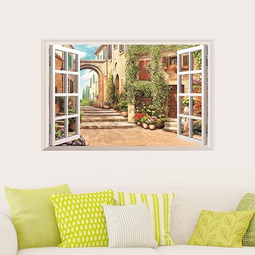 Adhesivo de pared para ventana de despegar y pegar, adhesivo de pared extraíble autoadhesivo para decoración de pared