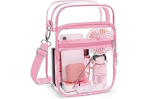 Pink 57 Clear Crossbody Bag: Your Transparent, Stadium-Ready Companion
