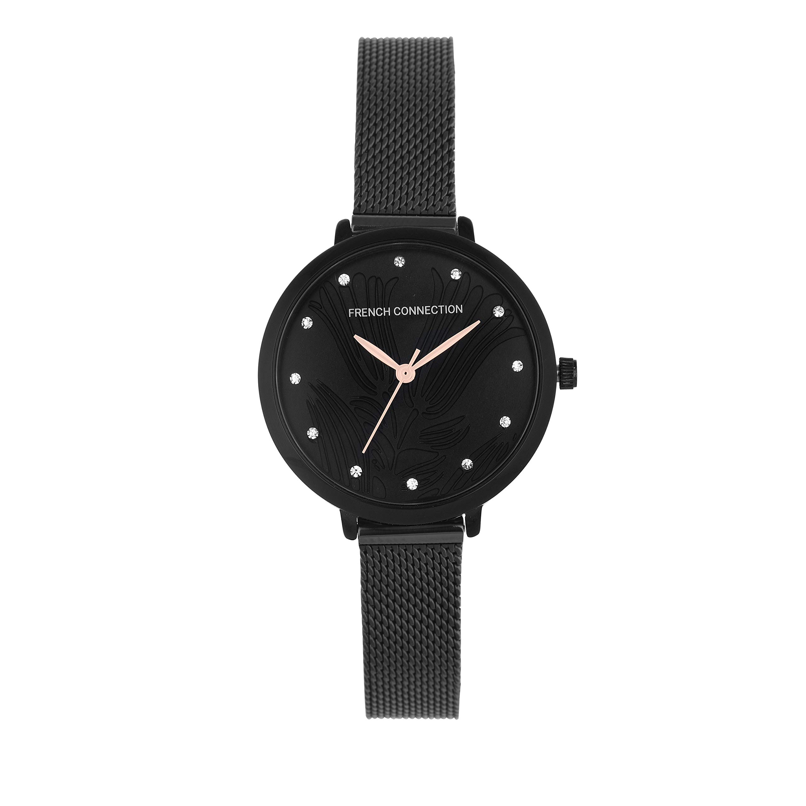 French Connection Stainless Steel Analog Black Dial Womens Watch-Fcl0007B-R, Band_Red (B08JM47F2P) Amazon Price History, Amazon Price Tracker