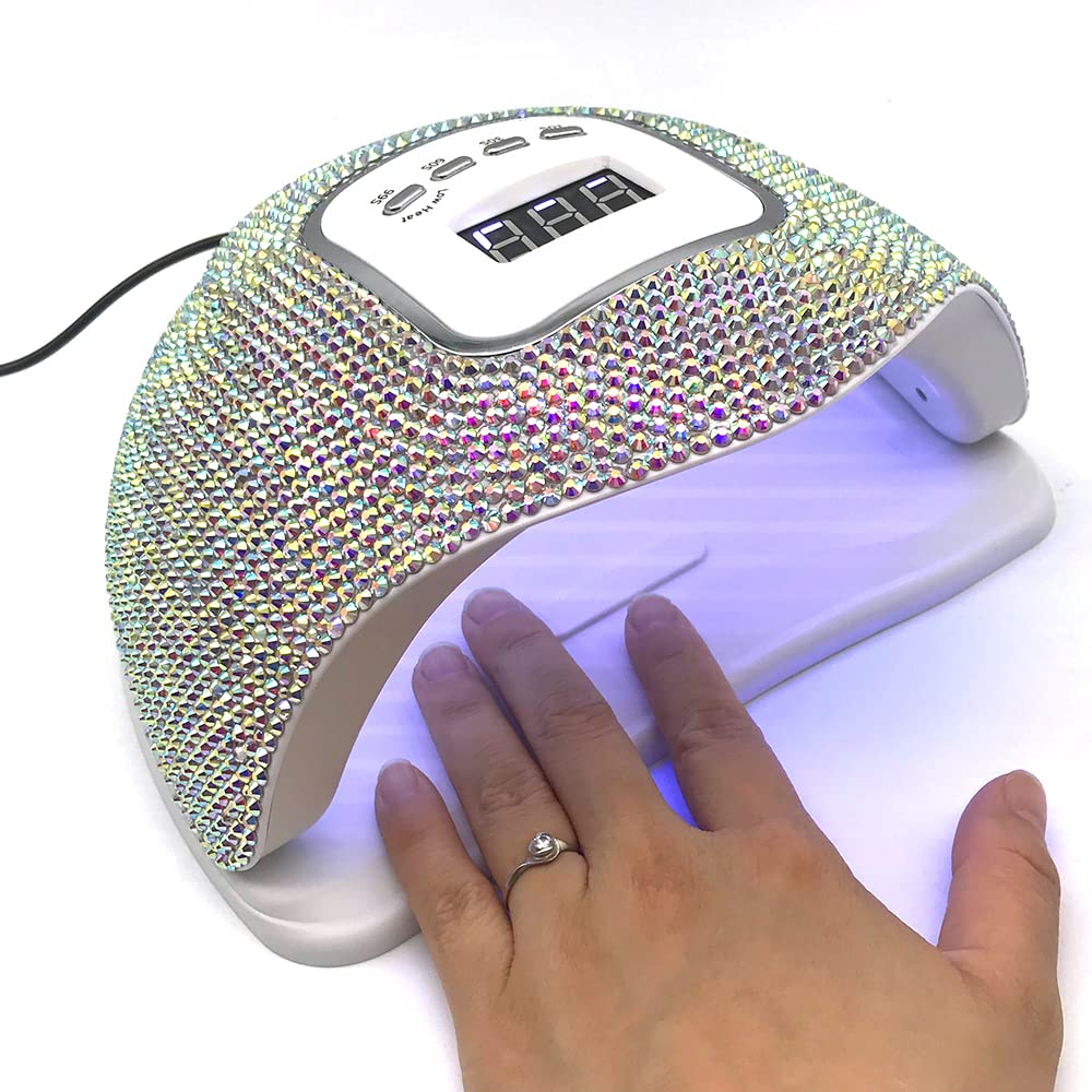 AAPIE Nagellampe Led Professioneller Nageltrockner für Gel-Nagellack-Härtungslampe mit Sensor 4 Timer Maniküre Pediküre Nagelausrüstung
