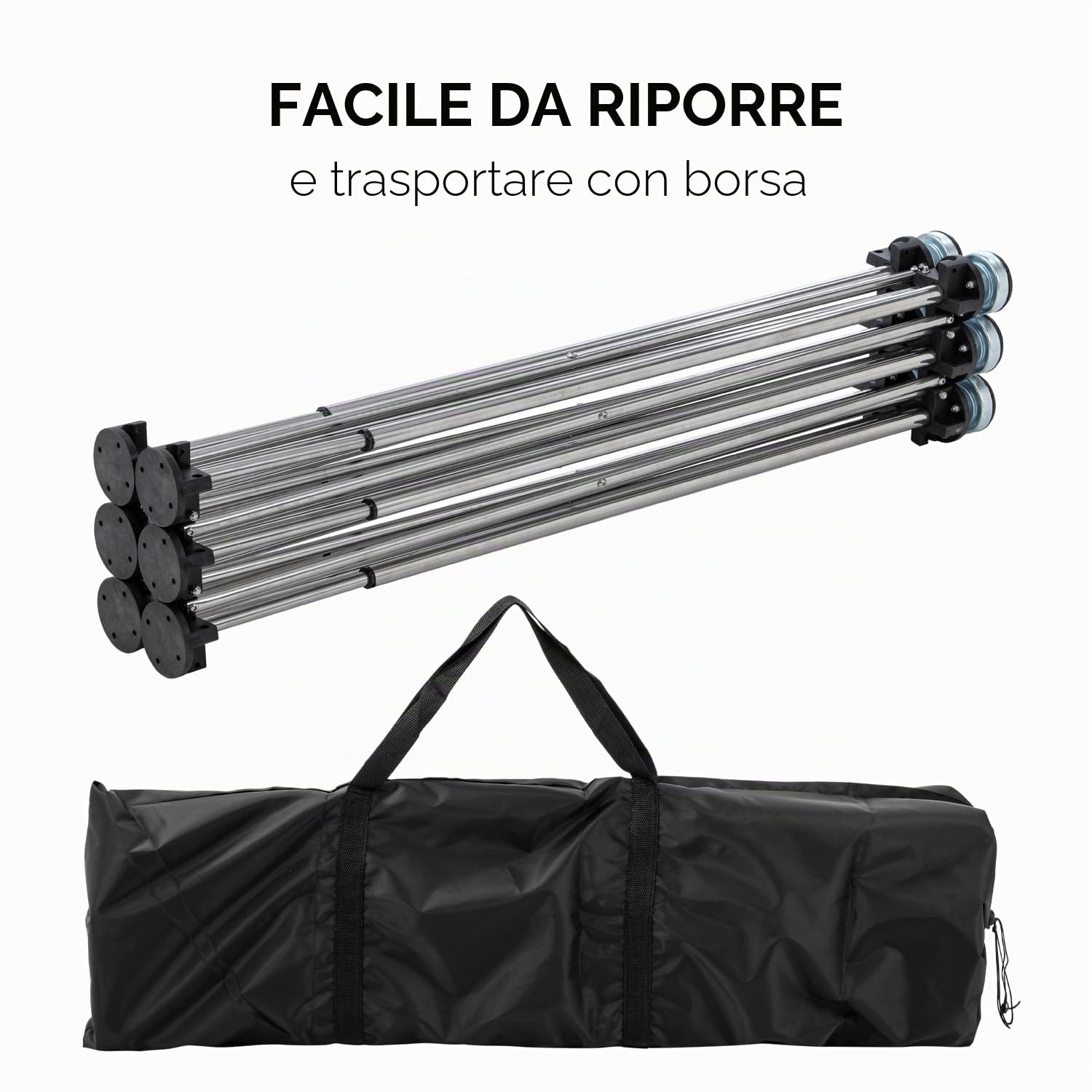 TOPWAY Banco da lavoro pieghevole portatile telescopico 117 x 62 x 82 cm, capacità di carico 700 kg, in acciaio inox, altezza regolabile, piano di lavoro in legno, piano di lavoro per costruzione di