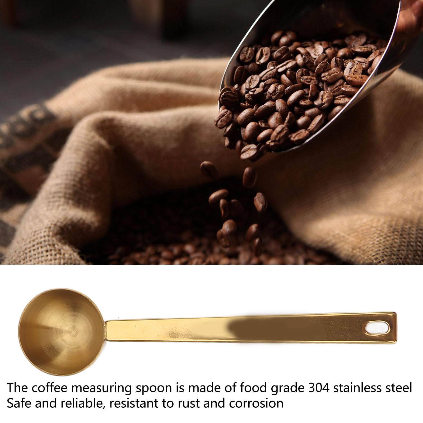 Cucchiaio misurino caffè manico lungo 1 cucchiaio per
