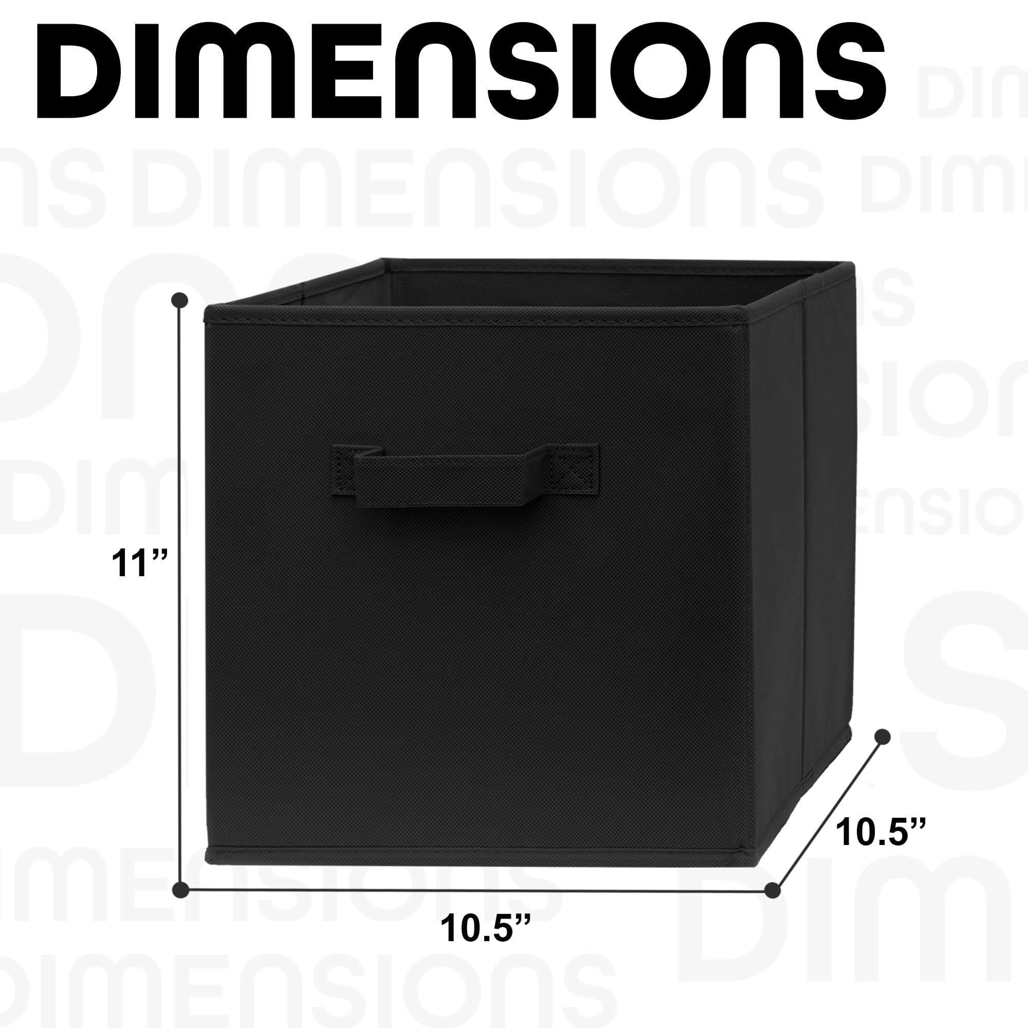 Snapklik.com : Pomatree Fabric Storage Cubes - 8 Pack - Cube Storage ...