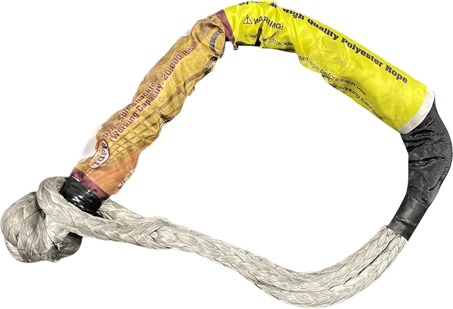 Field-Tuff Soft Shackle - 5/8in., 20,000-Lb. Working Load, Braided Polyester, Model# FTF-5810SS