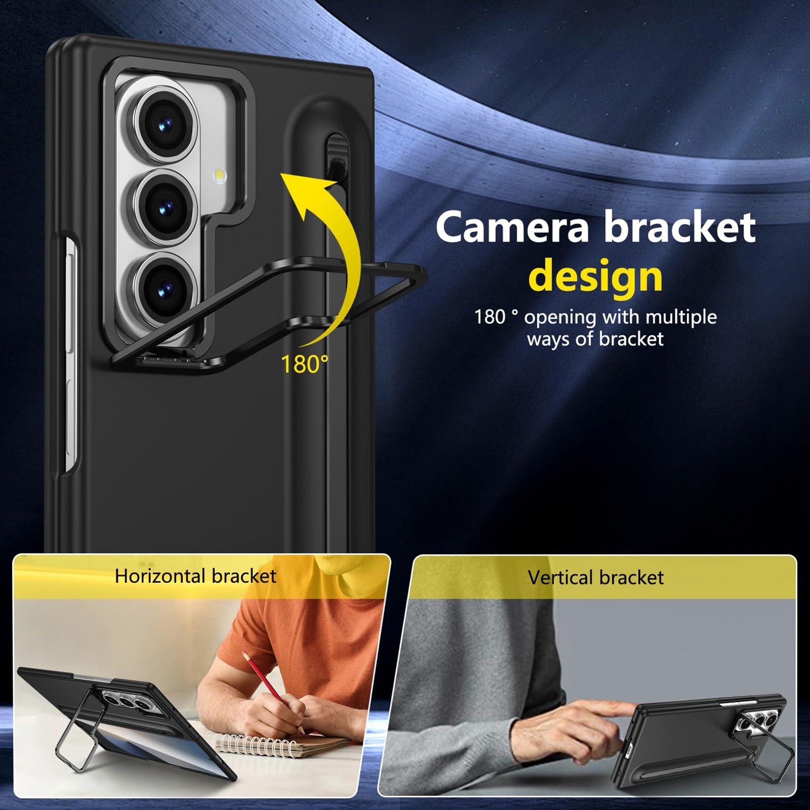 Funda para Samsung Galaxy Z Fold 8 Ultra, Soporte Protección Cámara