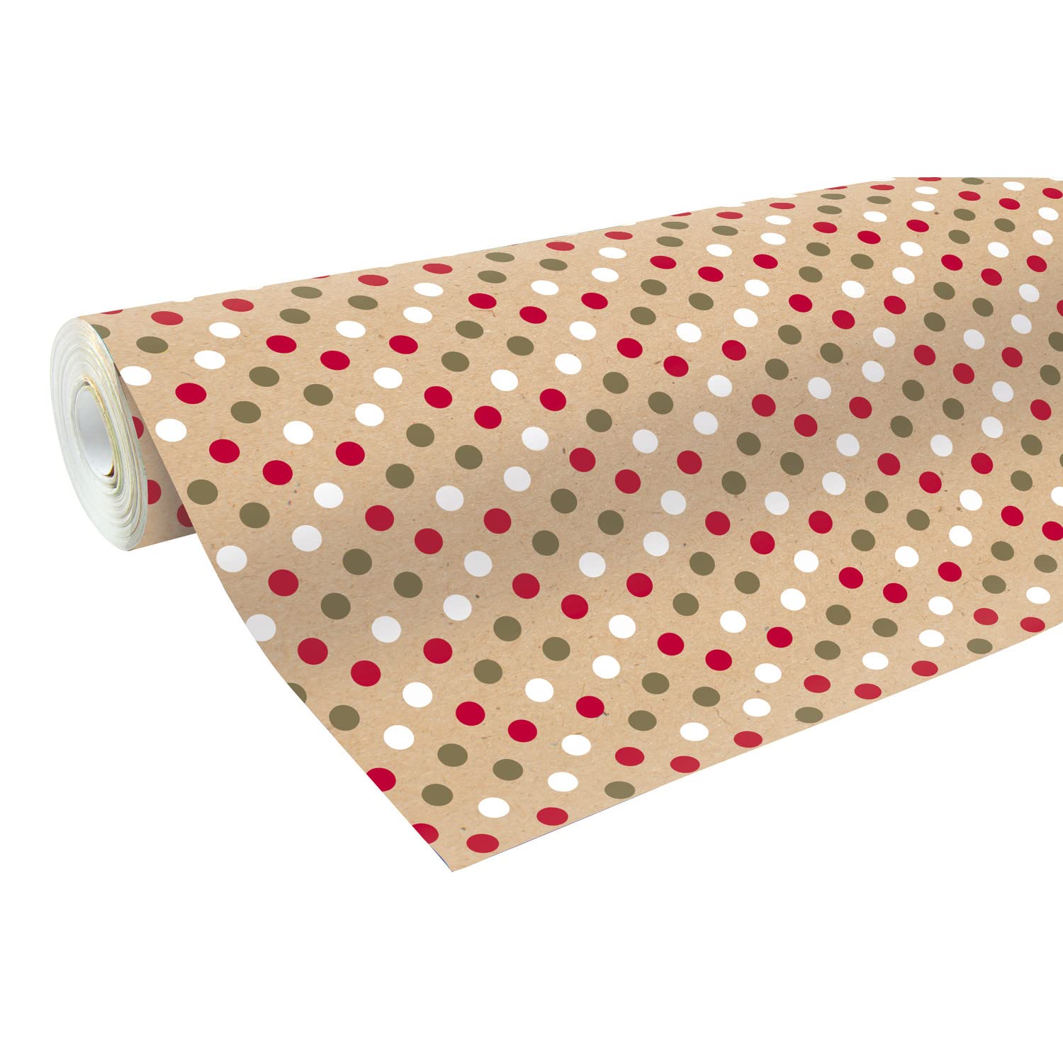 Clairefontaine lunares Kraft papel de regalo 50 m x 70 cm, multicolor