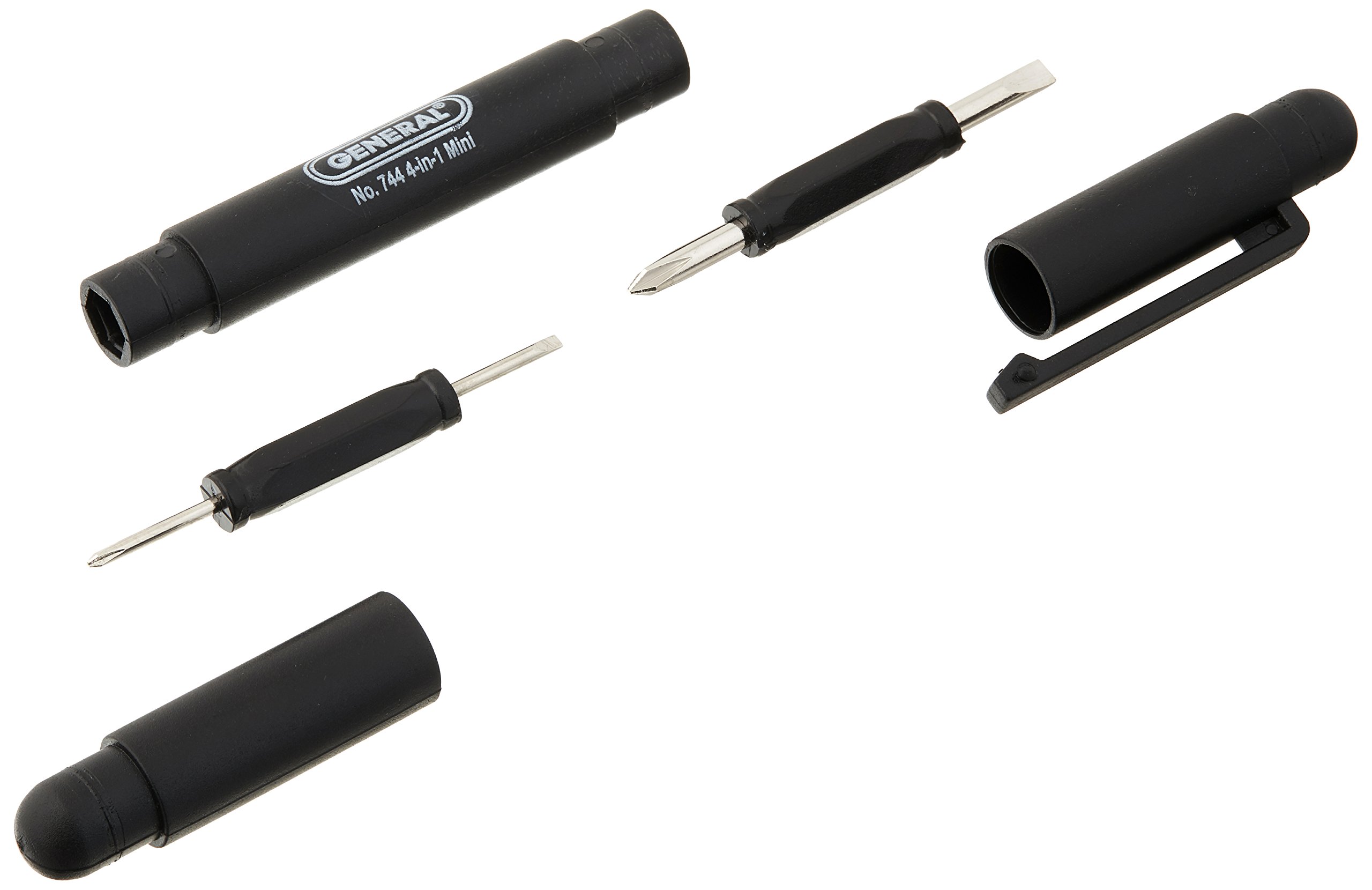 GENERAL TOOLS 744DB 4-in-1 Pock Screwdriver - Phillips Head