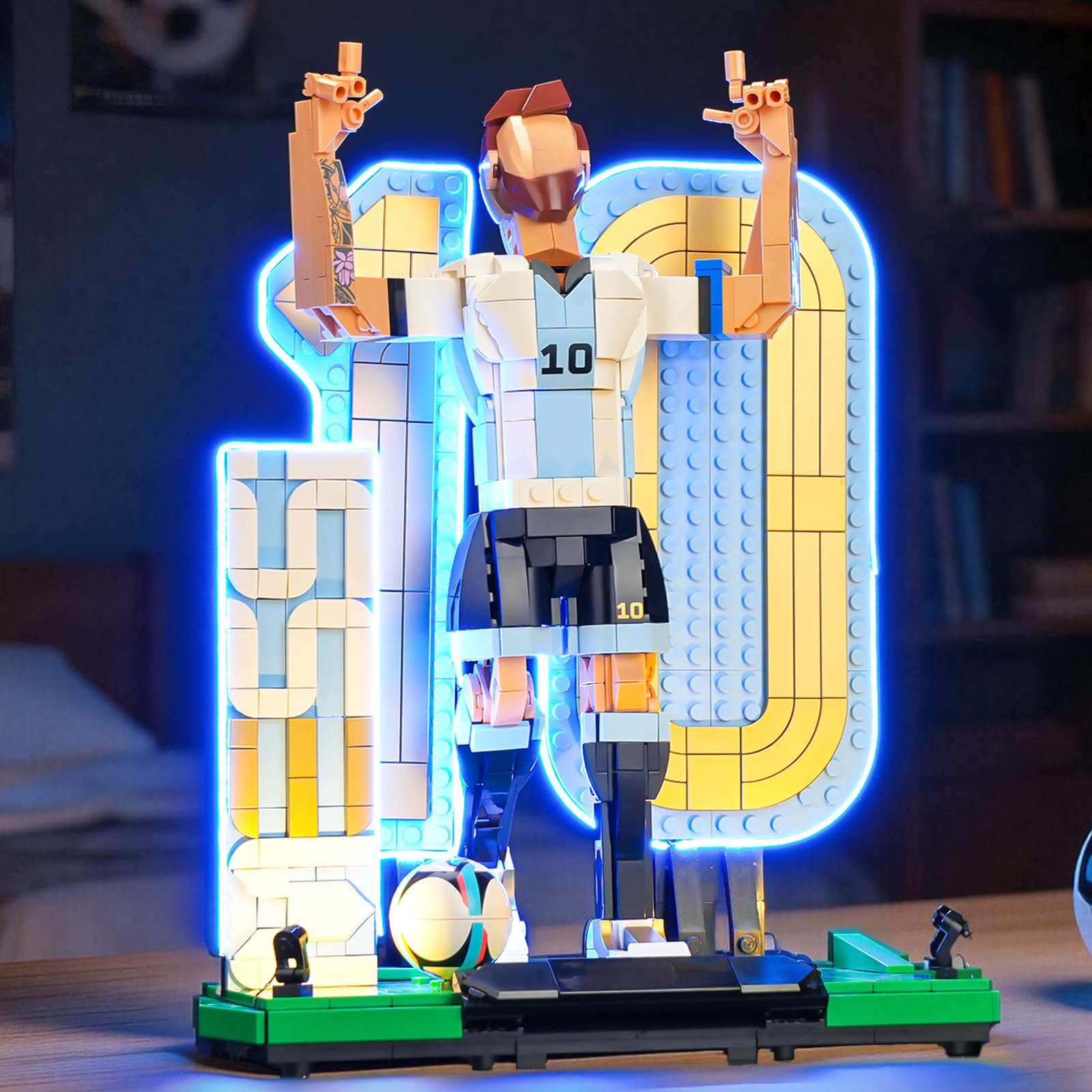 BRIKSMAX 2.0 Light Kit Compatible with Lego Editions Lionel Messi Soccer Legend 43015 Building Sets - Original LED Lighting Kits (Accessories Only) for Display, Gifts & Collectors — image 1