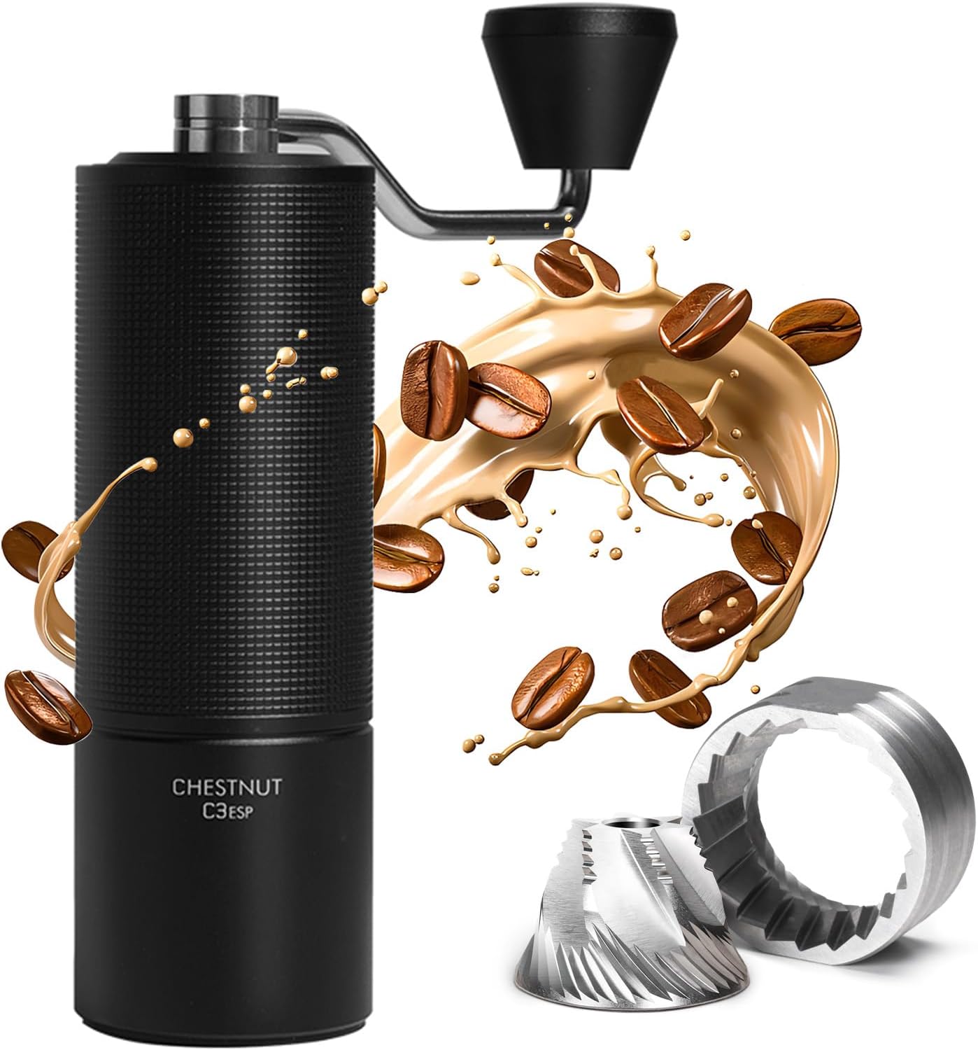 TIMEMORE Manual Coffee Grinder with Stainless Steel Burr