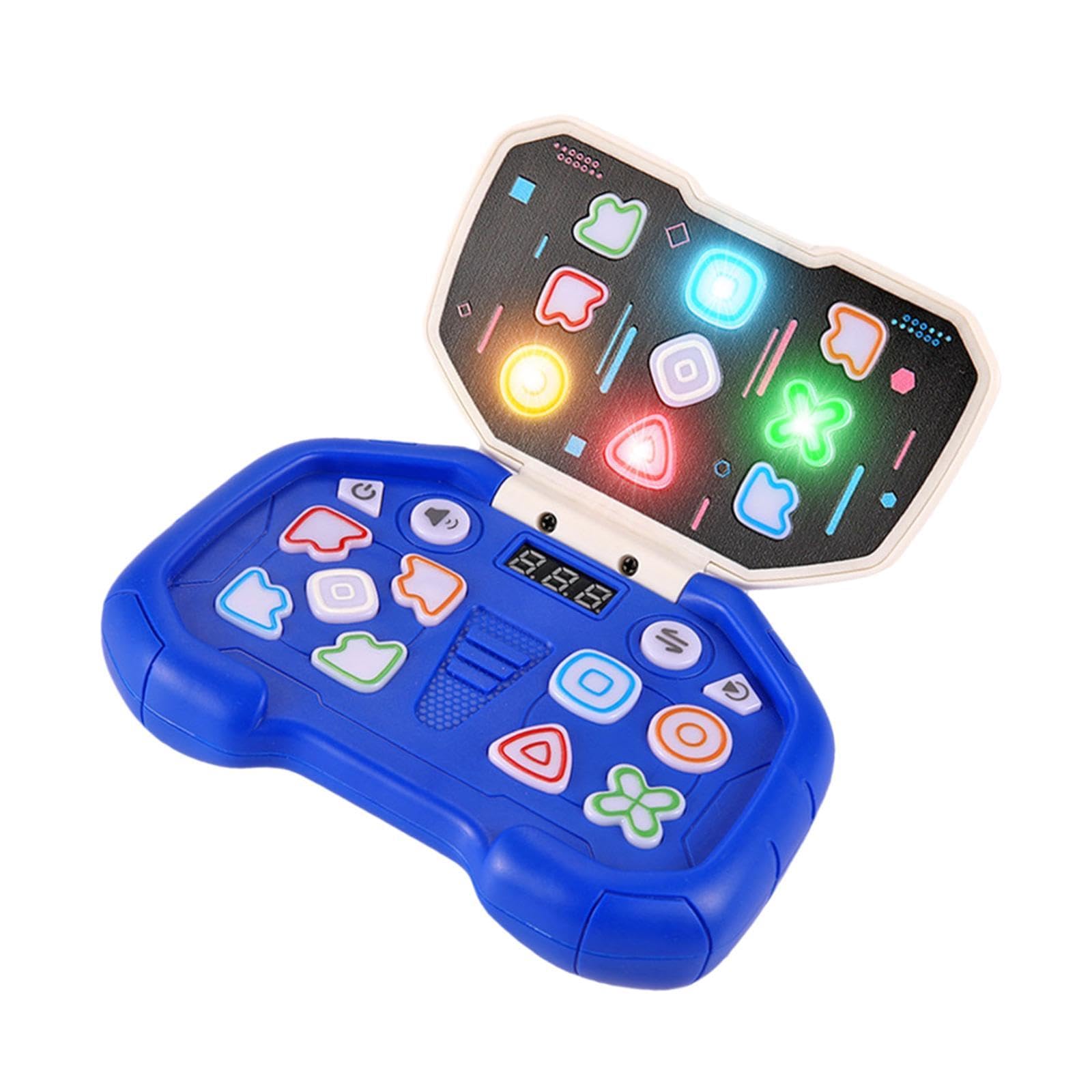 UJEAVETTE Toy Fast Push Puzzle Game Light up Brain Memory Game for Boys Girls Party Favors Blue Electronic Games-image-41