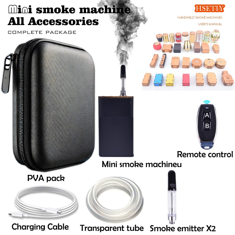 Creative handheld smoke machine - mini size, role play and photography prop to create a magical atmosphere
