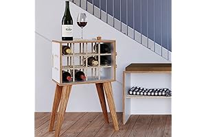 Exclusive, CORDE L Wood Entryway Table with Shoe Rack