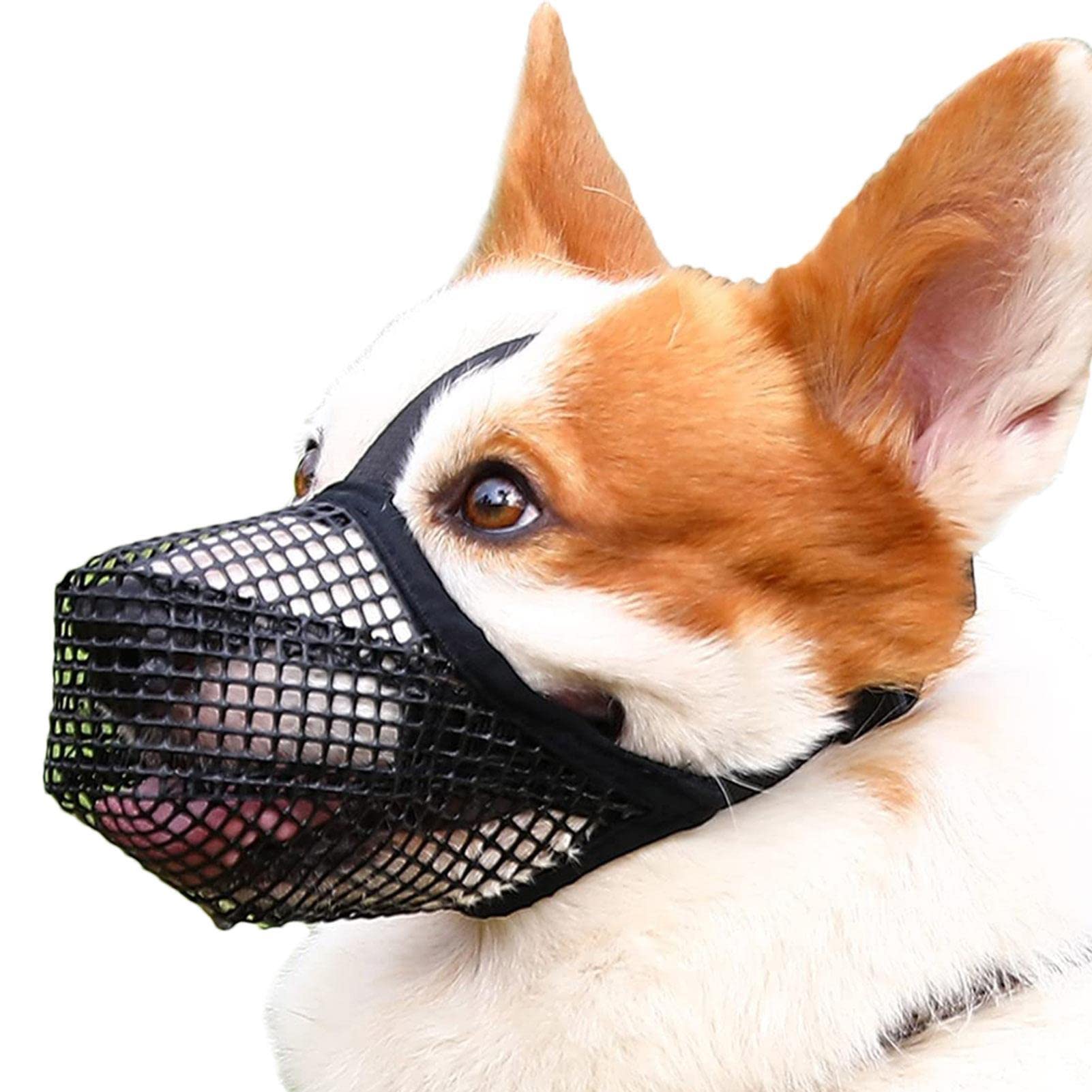 Veeteah Dog Muzzle,Breathable Dog Mussels For Biting - Dog Biting Control with Fully-Covered Design, 5 Sizes, for All-Around Protection for, Samoyed, Labrador, Golden Retriever