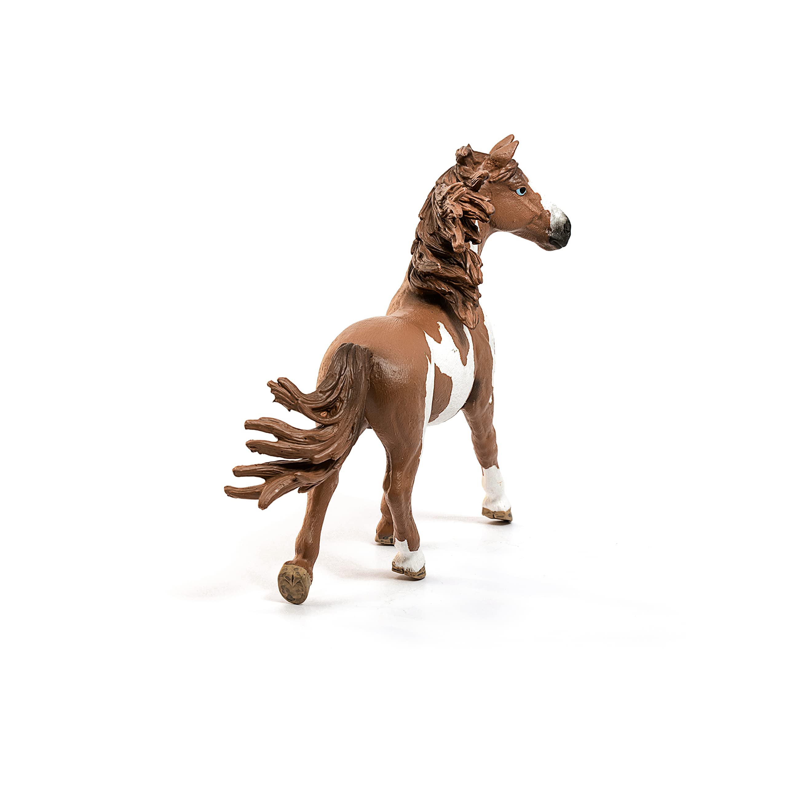 SCHLEICH 13794 Pinto stallion, from 3 years FARM WORLD - Figurine, 4 x 16 x 11 cm, New Version, mittelgroß - Image 3