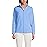Lands\' End Womens Anyweather Full Zip Fleece Jacket Clear Blue Sky Regular X-Large