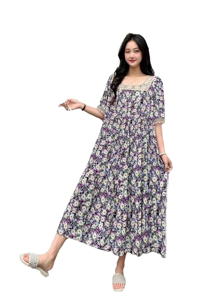 Women's Summer Indian Dress Korean Style Loose Casual Dress