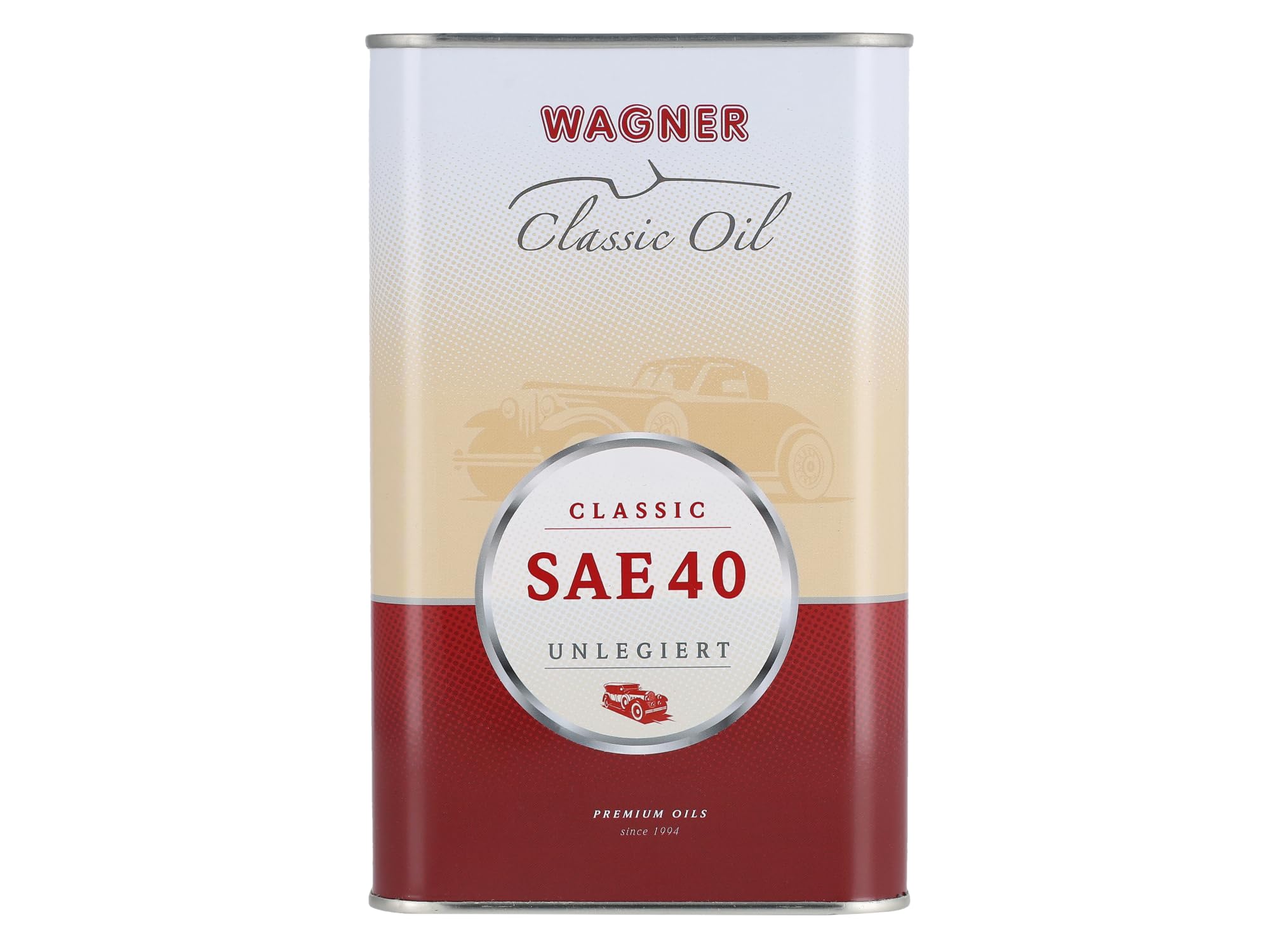 Aceite de motor Wagner Classic SAE 40 Aceite de motor sin aleación de un solo rango - 1 litro