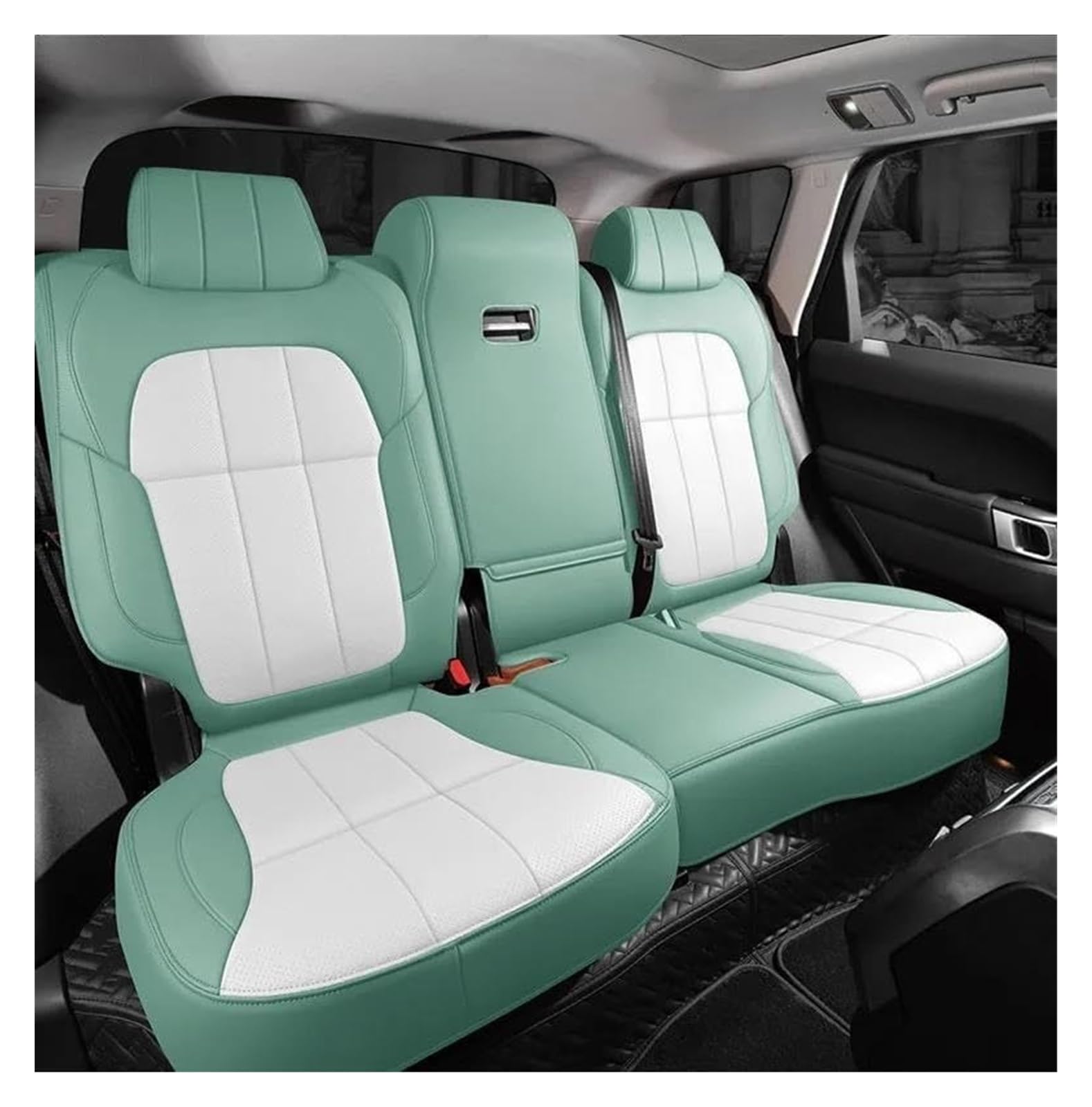 Für Kompass Für Wrangler Für Patriot Für Grand Cherokee Auto Sitzkissen Sitzbezüge Nach 5 Sitze Autositzbezüge(LIGHT GREEN W)