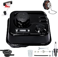 Vista 9 de Indicador de combustible Tanque de combustible con válvula antivuelco para motor Predator 212 6.5HP 60363 Hemi, para mini bicicleta Coleman B200