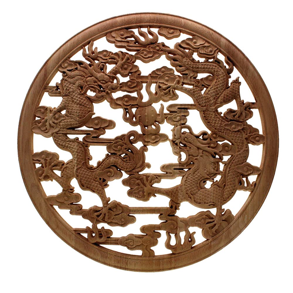 Sculpture sur bois 30 cm en caoutchouc brut prête à peindre pour décoration
