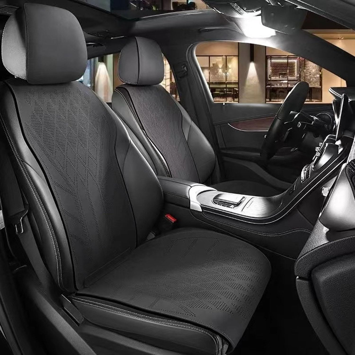 Car seat Cover for Cadillac XT4(2024-) Accessories Custom seat Covers,Waterproof, Scratch-Resistant, Breathable, Anti-Slip, Easy to Clean,Airbag Compatible.