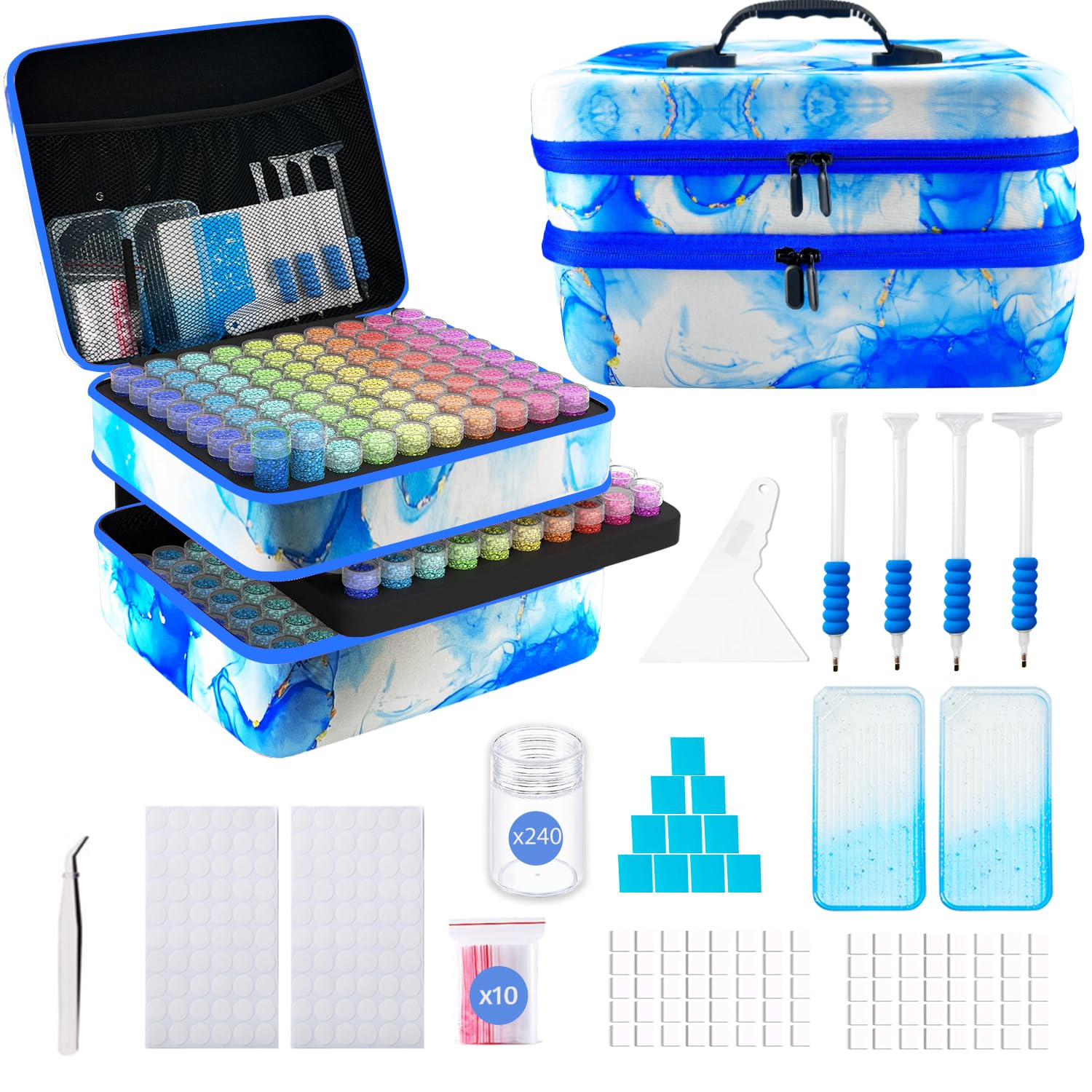 240 Slot Diamond Art Storage Box