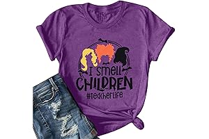 Sanderson Sisters T-Shirt: A Bewitching Halloween Attire for Educators