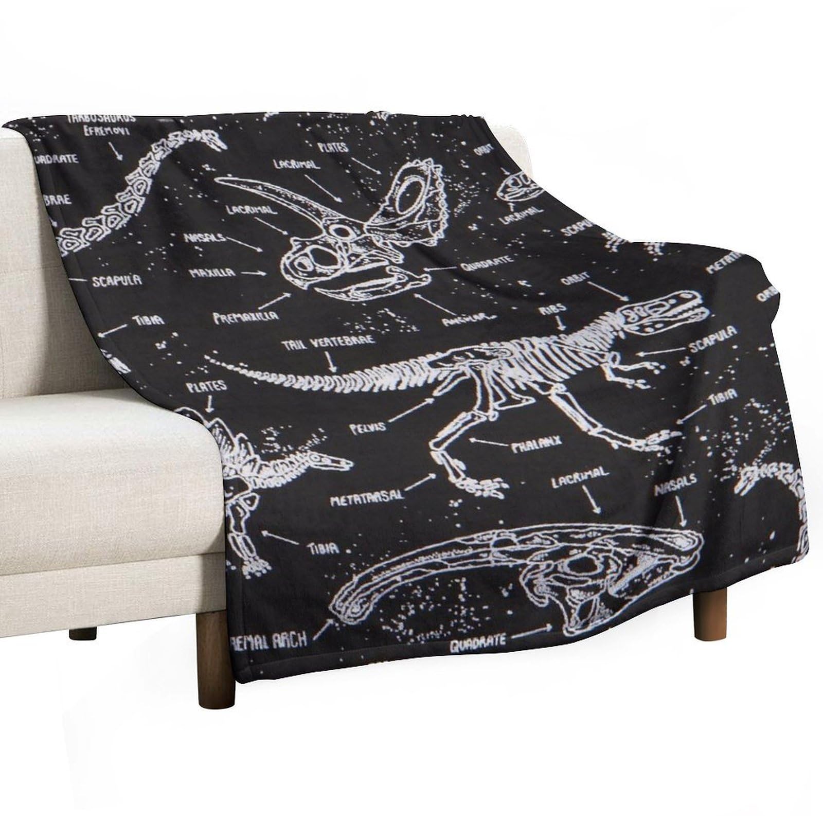 MHYRAC Flannel Blanket, Jurassic Dinosaurs Throw Blanket for Couch Sofa Bed Office, Soft And Comfortable Without Pilling