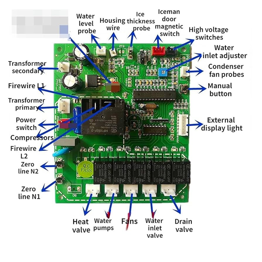 Amazon.co.jp: 製氷機のコンピュータボード回路基板一般的な