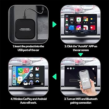 FBINSE AI BOX ワイヤレスCarPlay AndroidAuto AI Box CarPlay with Wireless Android Auto – fbinse