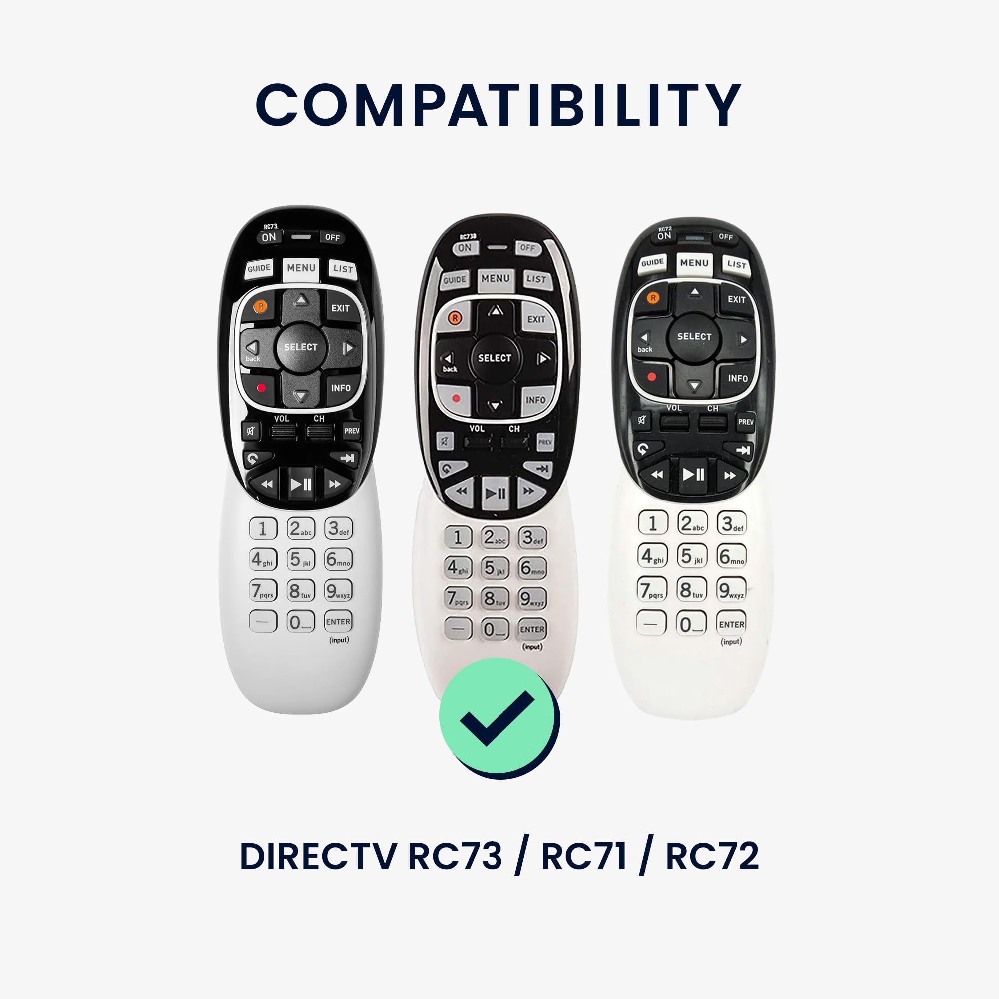kwmobile Case Compatible with DIRECTV RC73 / RC71 / RC72 Case - Soft Silicone Cover for Remote Control - Red - Image 2