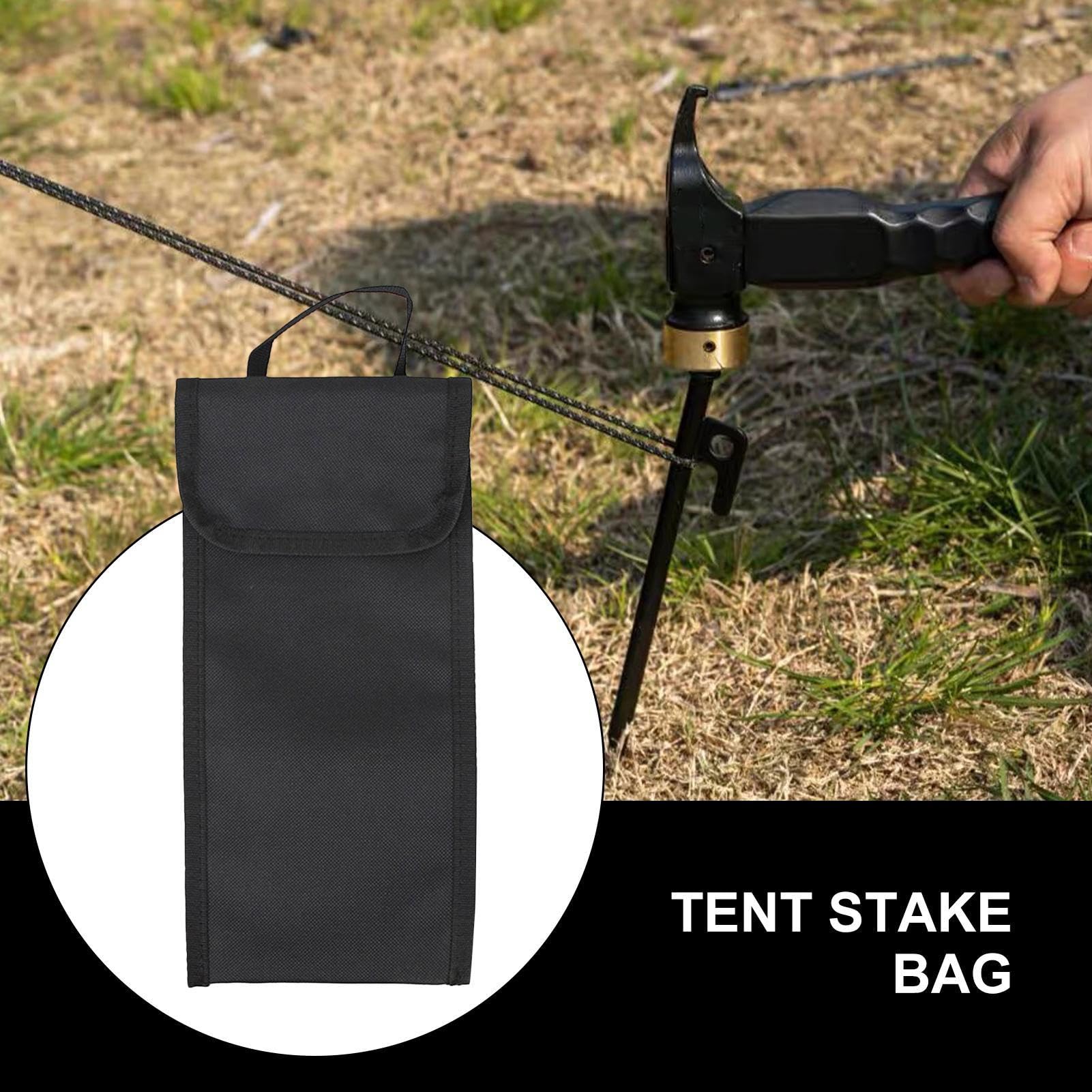 Sac De Rangement Pour Piquets De Tente – Fourreau Mâts Bâtons Randonnée – Tissu Oxford Avec Cordon Et Poignée – Camping, Trek