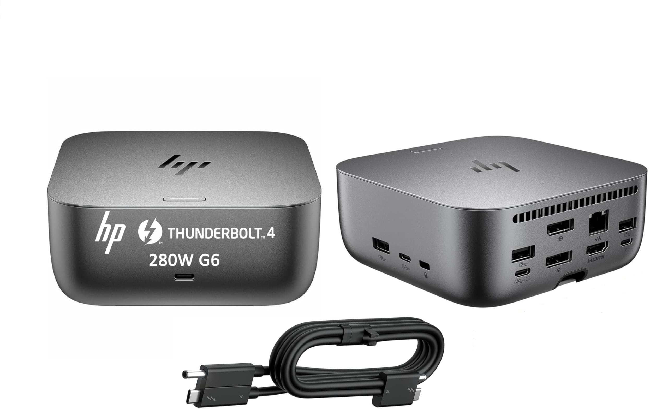 HP Thunderbolt 4 Ultra 280W G6 Dock, 13-in-1 USB-C Docking Station, AW5M5UT