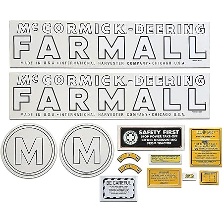 Model D Emblema Anteriore Per Trattori Farmall - Compatibile Con Modelli MD, M, H, HV, MV, MDV, Numero Parte 1556 Tirfor Tractel - Foto 4