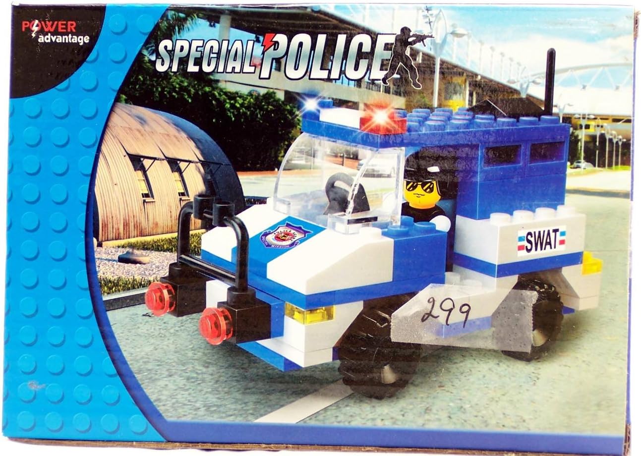 Power Advantage Special Police Swat Block Set - 71 Pieces.