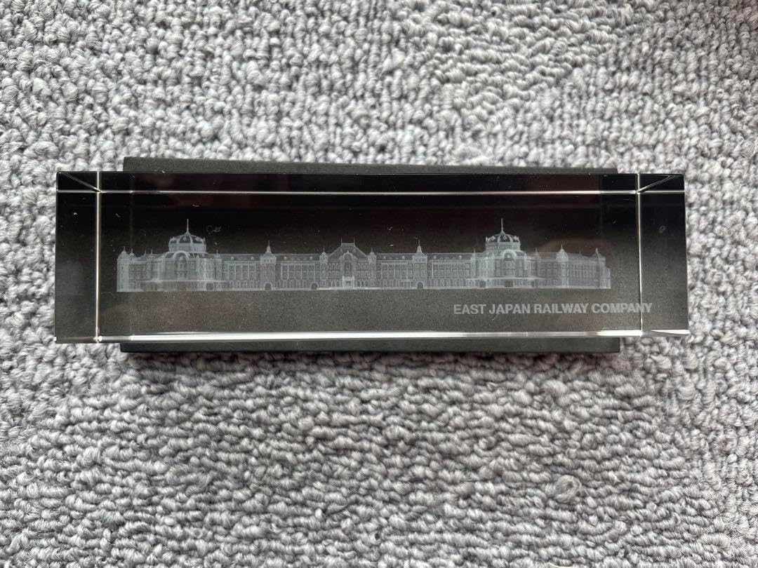 東京駅丸の内駅舎 クリスタルペーパーウェイト 東京駅丸の内駅舎保存