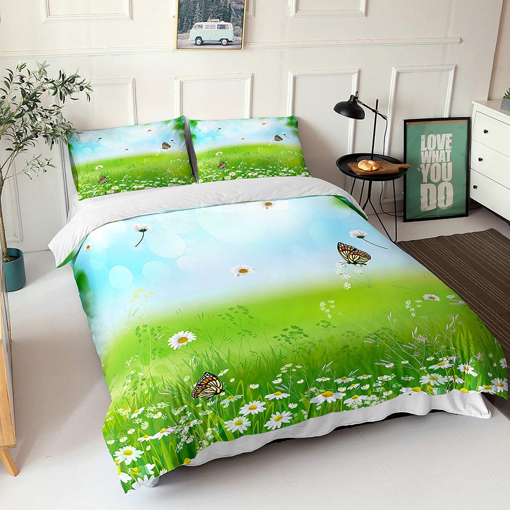 Fermeture éclair sur cette parure de lit 200x200 pour couette rapide